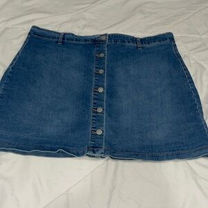 Women’s denim mini skirt